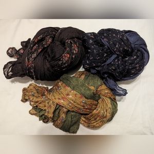 Beautiful two tone floral Scarves Scarf